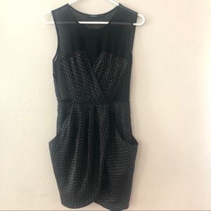 ARK & CO black mini dress w/pockets
